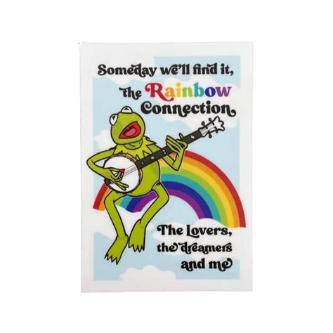 Kermit The Rainbow Connection Sticker – Urban General Store