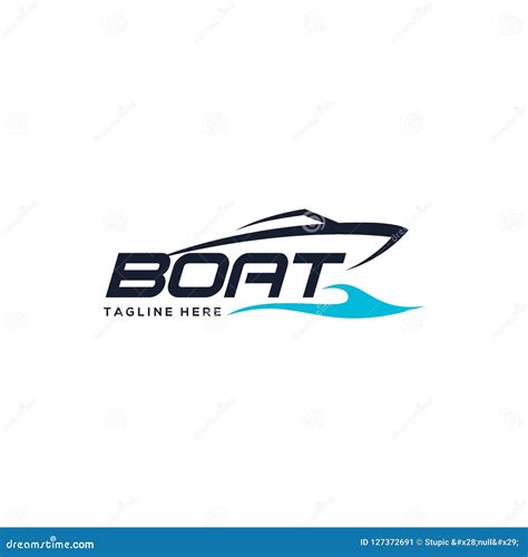 Creative Boat Logo Design Vector Art Logo Stock Illustration - Illustration of club, company ...