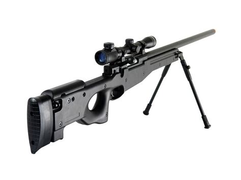 Double Eagle Full Metal L96 Bolt Action Airsoft Sniper Rifle with Scope ...