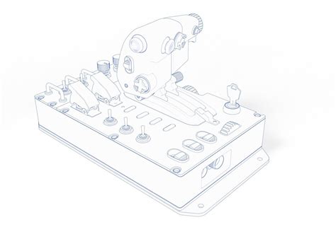 Aircraft control joystick 3D model | CGTrader