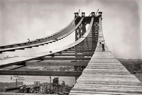 The Construction Of The Manhattan Bridge | Fotos históricas, Monumentos ...