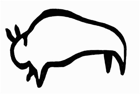 Buffalo Outline Drawing at PaintingValley.com | Explore collection of Buffalo Outline Drawing