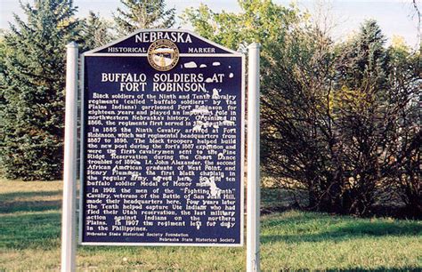 Marker Monday: Buffalo Soldiers at Fort Robinson - History Nebraska