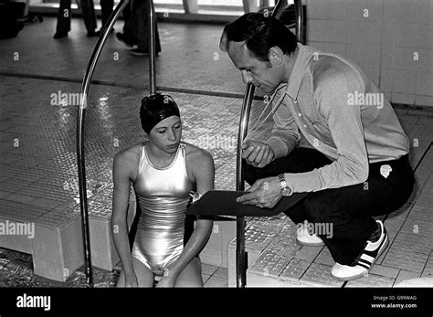 Sharron davies and daughter Black and White Stock Photos & Images - Alamy