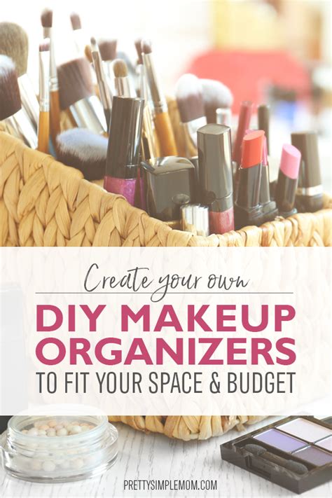 Creative DIY Makeup Organizer Ideas | Pretty Simple Mom