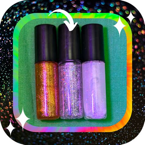 Rainbow Glitter Lip Gloss