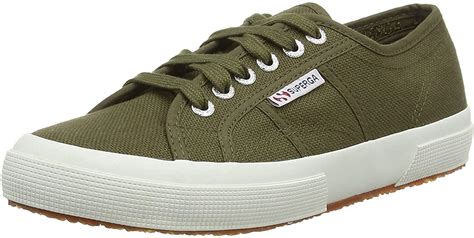 Buy Superga Men's Trainers, Green (595 Military Green), 7.5 at Amazon.in