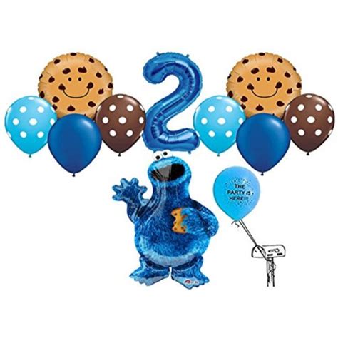 cookie monster balloon pack for 2nd birthday - Walmart.com - Walmart.com