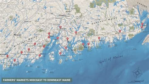 Map Of Midcoast Maine - Tour Map