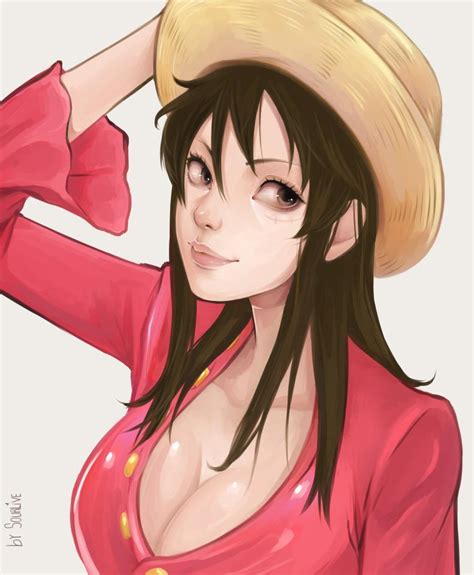 Girl Luffy by Sourlive on DeviantArt