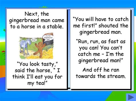 The Gingerbread Man - online presentation