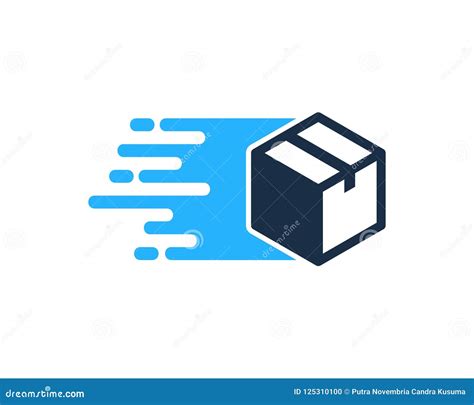 Box Delivery Logo Icon Design Stock Vector - Illustration of concept, idea: 125310100