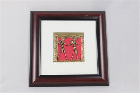 Sanding Wooden Dokhara Painting 4x4 Double Frame, For Gift at Rs 375 in ...