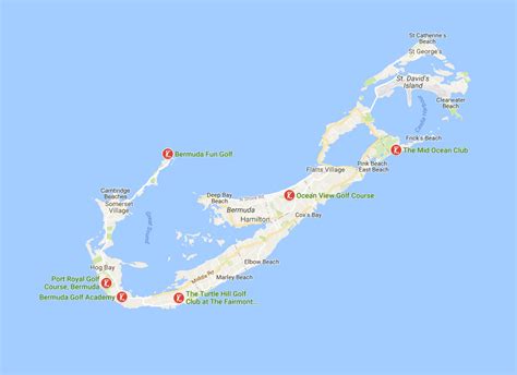 Bermuda Travel Planning - Map - The Best of Bermuda