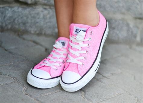 Converse All Star Washed Neon Pink Sneakers on Picsity | Pink converse, Cute shoes, Me too shoes