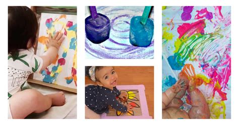 Hands-On Baby's First Art Project: 25 Infant Art Ideas - Sunshine ...