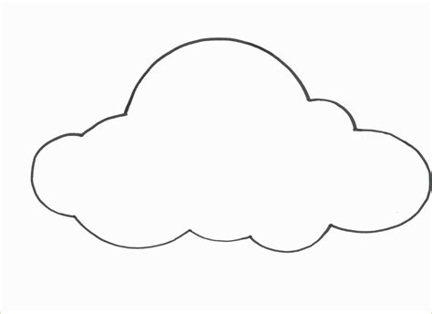 Cloud Template Free Of Free Printable Cloud Template Download Free Clip Art ...