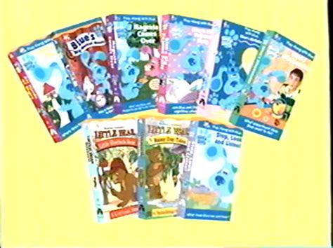 Blue's Clues and Little Bear VHS Tapes by Jack1set2 on DeviantArt