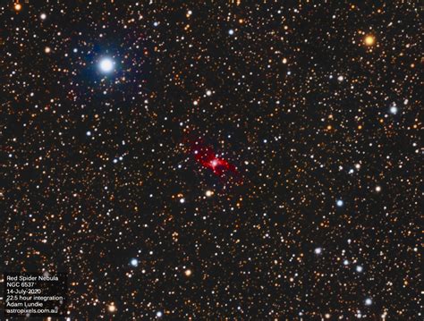 Red Spider Nebula - Adam Lundie - Eatons Hill Observatory