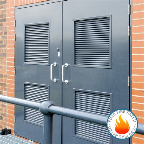 Fire Rated Double Doors | Latham's Steel Doors