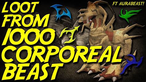 Runescape - Loot From 1000 Corporeal Beast - YouTube