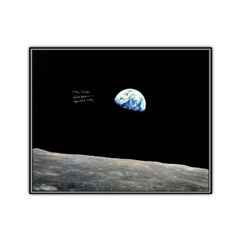 Frank Borman - "Star Sailor" Apollo 8 Earthrise Canvas - Novaspace