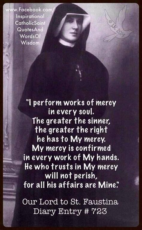 Mercy Saint Faustina Quotes. QuotesGram