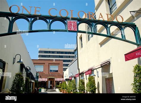 Pasadena Old Pasadena Historic District California One Colorado Stock ...