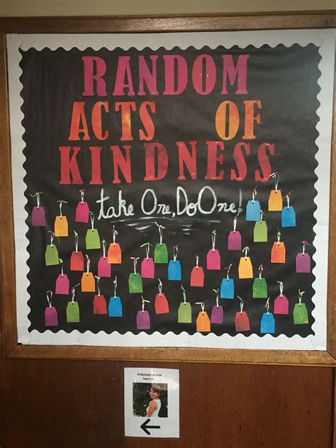 Random acts of kindness. November board. | Kindness bulletin board ...