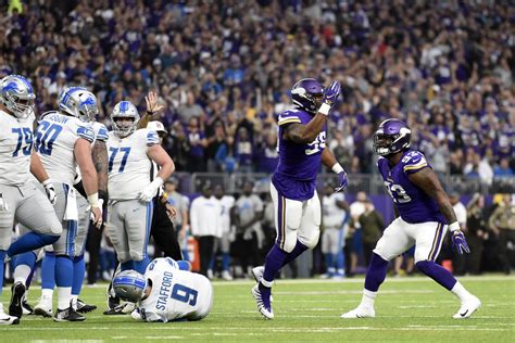 Minnesota Vikings 24, Detroit Lions 9: Vikings ride record-setting ...