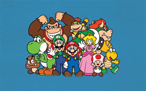 Mario Bros., Luigi, Yoshi, Princess Peach, Donkey Kong, Toad character, Video Games, Nintendo ...