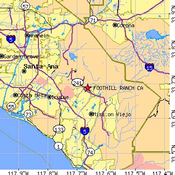 Foothill Ranch, California (CA) ~ population data, races, housing & economy