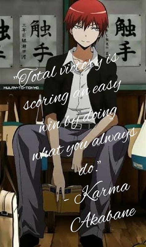 Karma Akabane, anime quote, assassinationclassroom, HD phone wallpaper | Peakpx