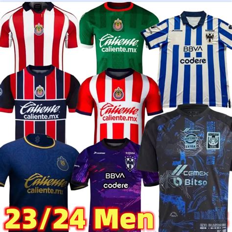 2023 2024 Chivas LIGA MX Soccer Jerseys Tigres UANL Home Away Third Mens Football Shirts From ...