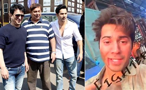 Varun Dhawan shoots the action packed climax of Judwaa 2