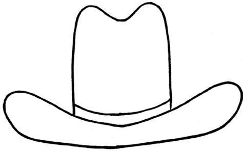 Cowboy Hat Template - ClipArt Best