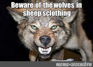 Meme: "Beware of the wolves in sheep’s clothing" - All Templates - Meme ...