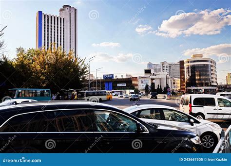 Kyiv, Ukraine August, 18, 2020. Streets and Squares, Buildings and ...