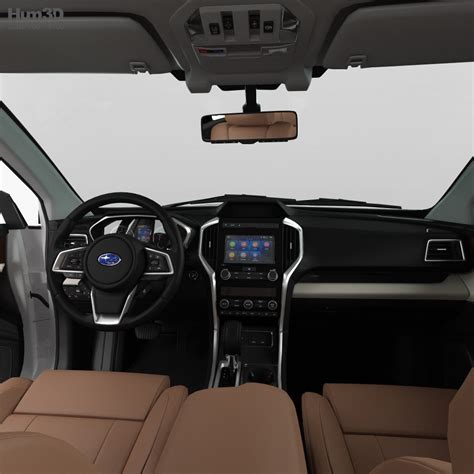 Subaru Ascent Touring with HQ interior and engine 2021 3D model - Download Crossover SUV on ...