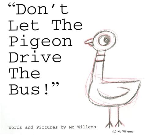 Dont Let The Pigeon Drive The Bus Coloring Page Coloring Pages