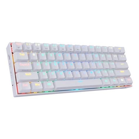 Teclado Redragon Draconic White K530W RGB Wireless Mecánico - Real Plaza