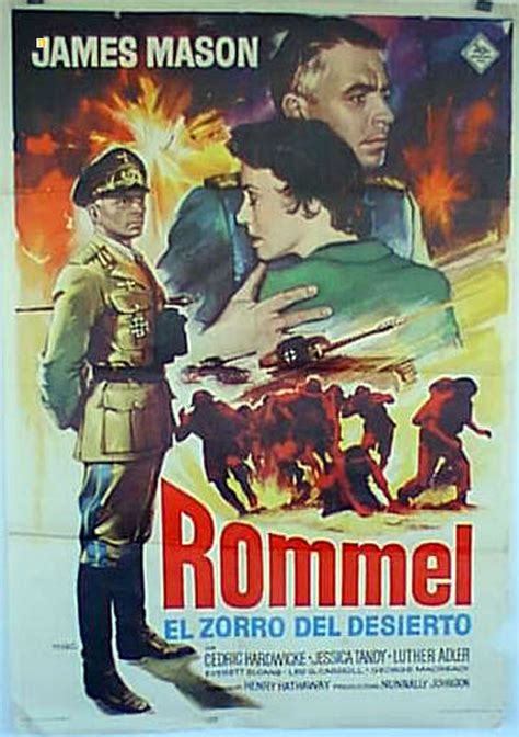 ROMMEL, EL ZORRO DEL DESIERTO Jessica Tandy, Classic Movie Posters ...