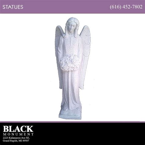 Angel Statue - Black Monument