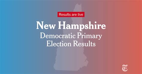 New Hampshire Democratic Primary Election Results ... | Nikki Haley | NDA News UK