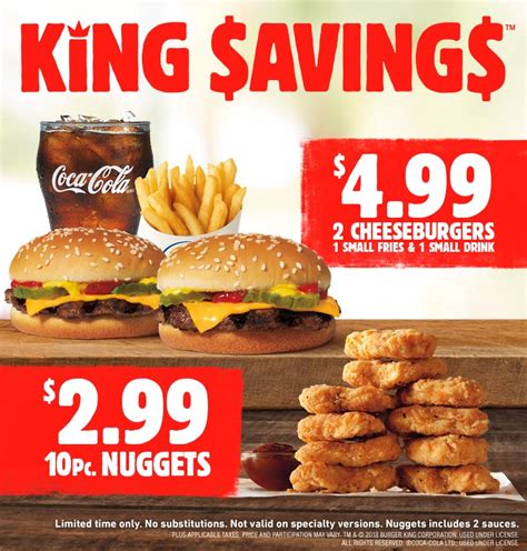 BURGER KING® Get Fresh offers 2 for $5