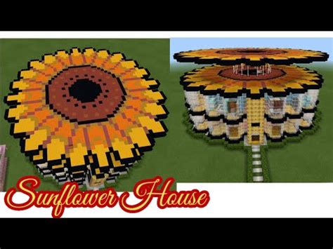 Sunflower house[Tour] Minecraft - YouTube