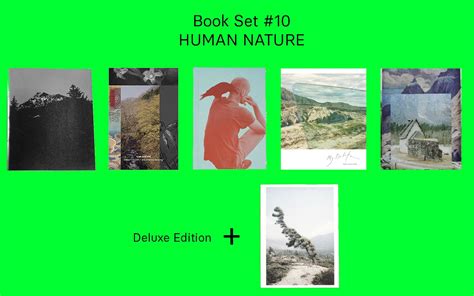 Book Set #10 - HUMAN NATURE (Deluxe Edition) • Micamera Bookstore