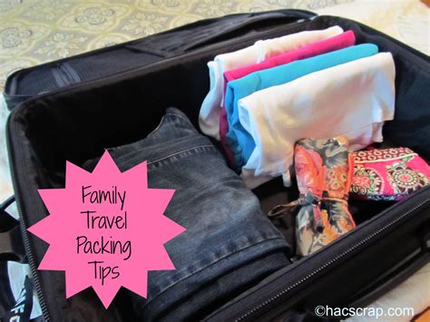 5 Tips for Family Travel Packing | My Scraps