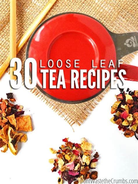 30+ Nourishing Loose Leaf Tea Recipes | DIY Tea Recipes | Tea recipes loose leaf, Tea recipes ...