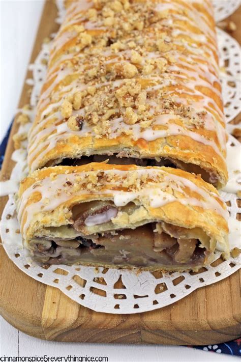 Easy Puff Pastry Apple Strudel | Cinnamon-Spice & Everything Nice | Recipe | Apple strudel ...